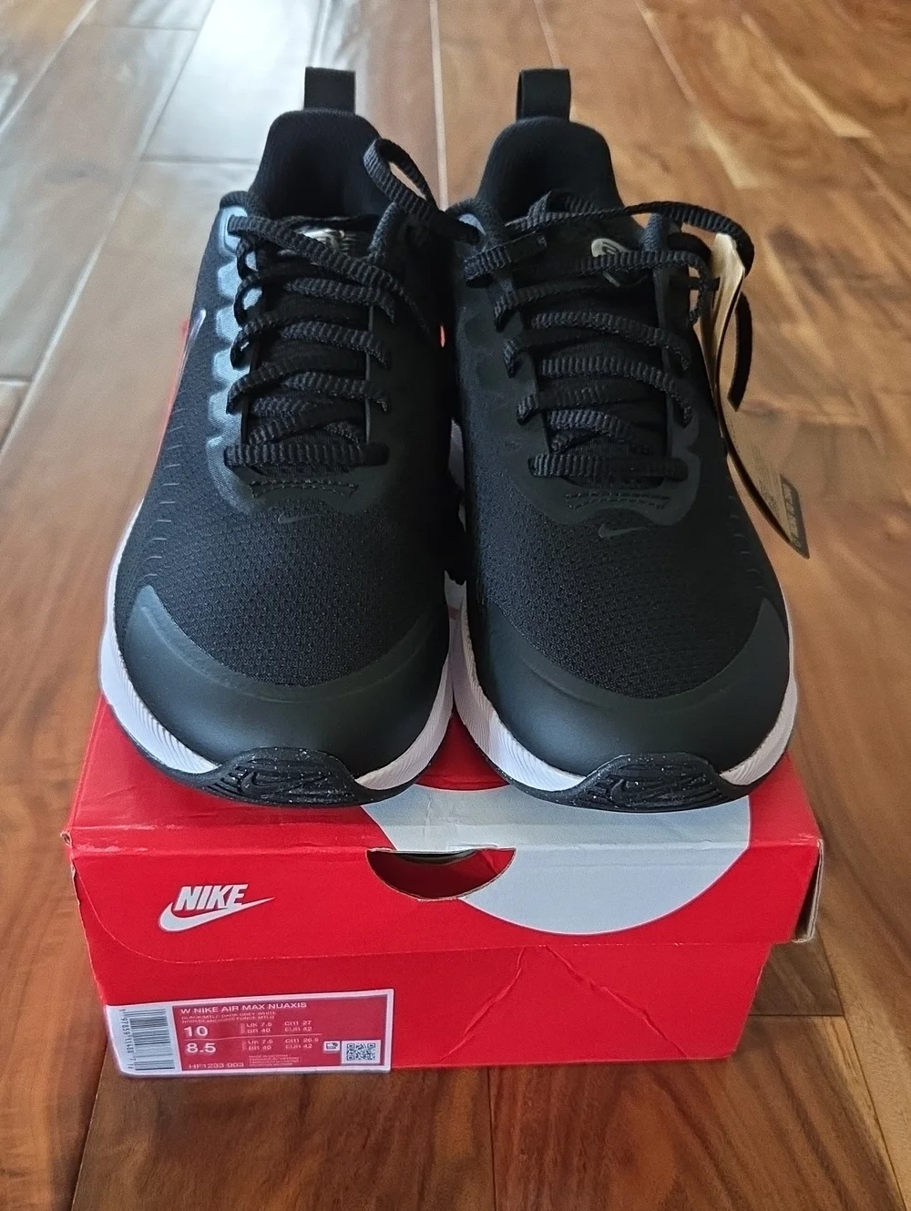 Nike Air Max Nuaxis Women's Black And Teal - Picture 1 of 4